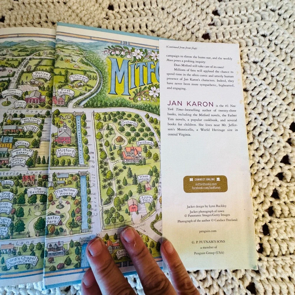 Jan Karon Signed Somewhere Safe with Somebody Good Mitford Hardcover Book Signed